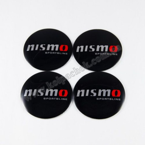 Наклейки для ковпачків на диски Nismo (56мм)