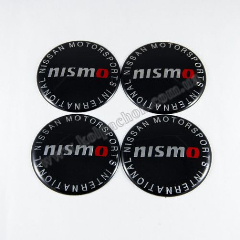 Наклейки для ковпачків на диски Nismo Motorsport (65мм)