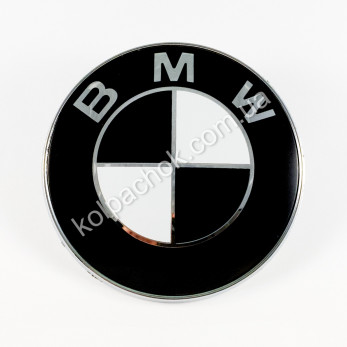 Емблема BMW чорно-біла 51148132375 82мм.