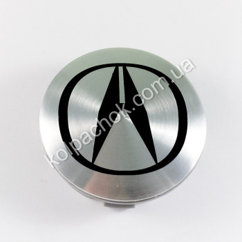 Ковпачок Acura для дисків Mazda срібло/чорний лого BBM237190/KD5137190 (57мм)
