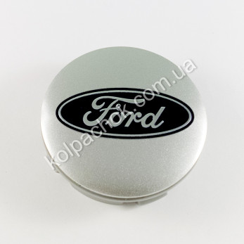 Колпачок на диски Ford серебро/синий лого (56мм) 