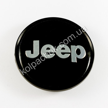 Колпачок на диски Jeep черный/хром лого (63мм) Колпачок на диски Jeep черный/хром лого (63мм)