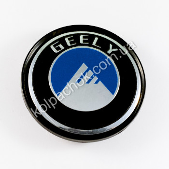 Колпачок на диски Geely синий лого (63мм) Колпачок на диски Geely синий лого (63мм)