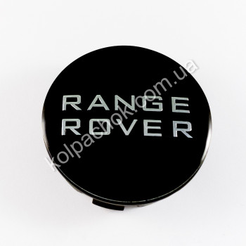 Ковпачок на диски Range Rover чорний/хром лого (56мм) Ковпачок на диски Range Rover чорний/хром лого (56мм)