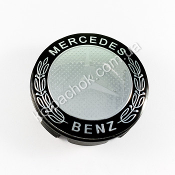 Колпачок на диски Mercedes-Benz черный кант (56мм)