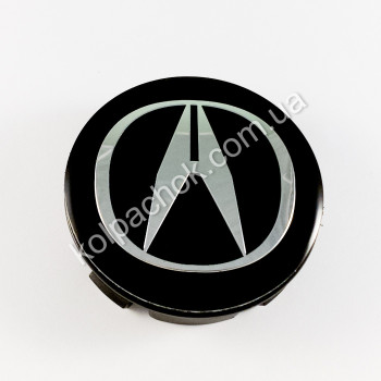Ковпачок Acura для дисків Mazda чорний/хром лого BBM237190/KD5137190 (57мм)