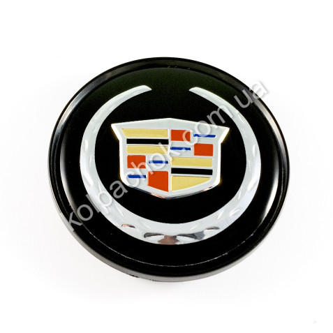 Ковпачок на диски Cadillac чорний (63мм)