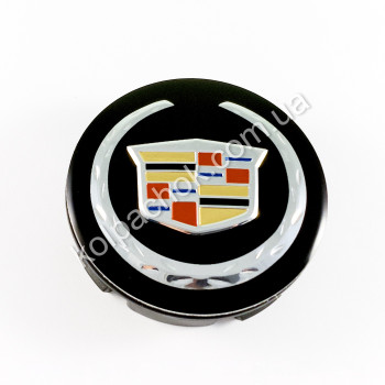 Ковпачок на диски Cadillac чорний (56мм) Ковпачок на диски Cadillac чорний (56мм)