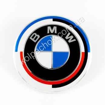 Эмблема BMW M 50 Year Anniversary/2 8132375  73мм.