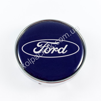 Ковпачок на диски Ford хром кант (50-54мм)