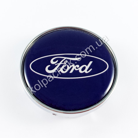 Ковпачок на диски Ford хром кант (48-53мм)