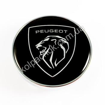 Колпачок на диски Peugeot нов. обр. (60мм)