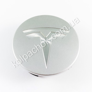 Ковпачок на диски Tesla срібло (57мм) Ковпачок на диски Tesla срібло (57мм)