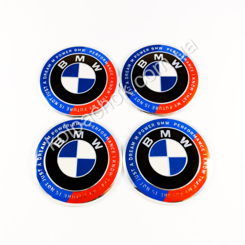Наклейки для дисків BMW M 50 Year Anniversary/2 (56мм)