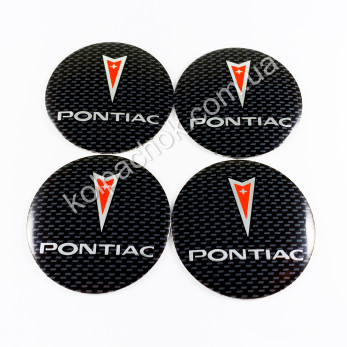 Наклейки для колпачков на диски Pontiac (56мм)