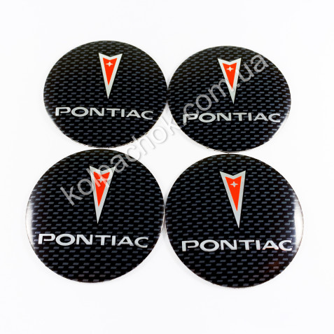 Наклейки для колпачков на диски Pontiac (56мм)