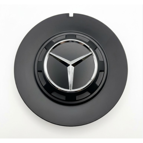 Колпачок на диски реплика Mercedes-Benz черный мат BC-748 (164мм)