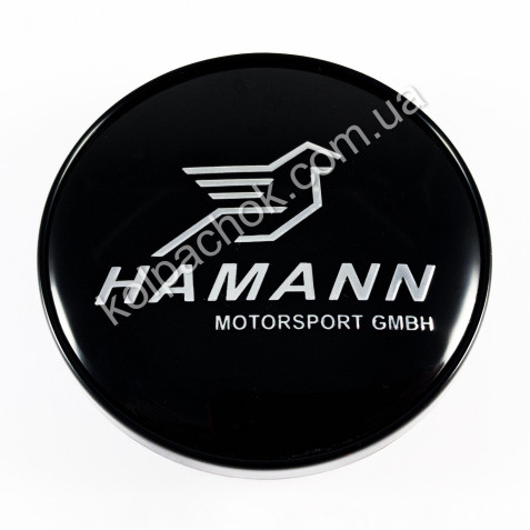 Колпачок на диски Hamann черный (60мм)