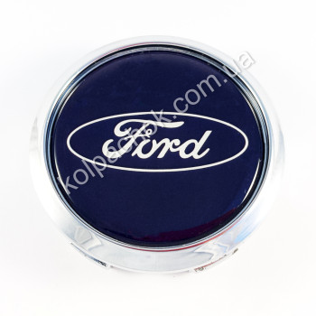 Ковпачок Ford синій для дисків Volvo (64мм) Ковпачок Ford синій для дисків Volvo (64мм)