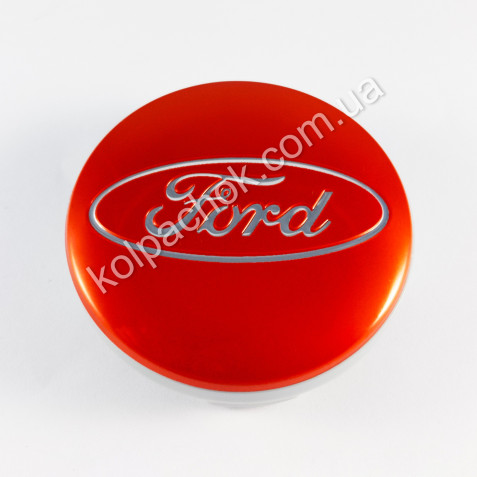 Ковпачок на диски Ford 6M211003AA червоний (54мм)