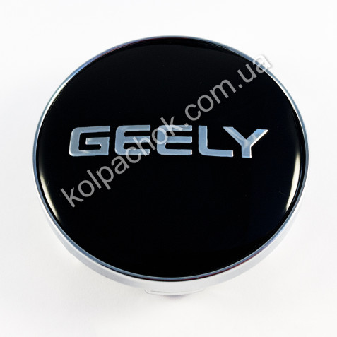 Ковпачок на диски Geely напис (59мм)