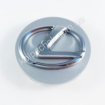 Колпачок на диски реплика Lexus серебро CAP60F (60мм)