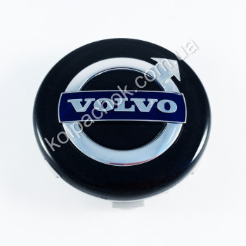 Ковпачок на диски Volvo 31373765 / 31400453 чорний (64мм) (Оригінал)