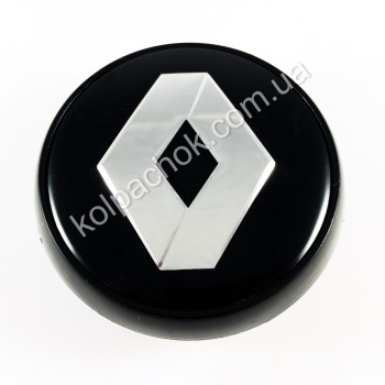 Ковпачок Renault чорний для дисків Volvo (64мм)