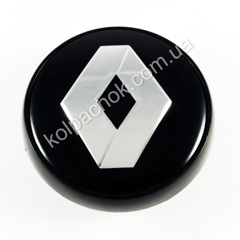 Ковпачок Renault чорний для дисків Volvo (64мм)