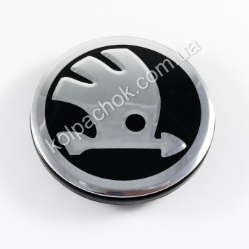 Ковпачок Skoda на диски Volkswagen 5G0601171 (66мм) Ковпачок Skoda на диски Volkswagen 5G0601171 (66мм)