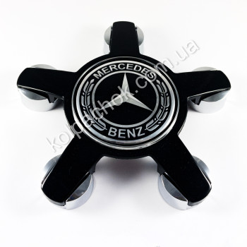 Ковпачок Mercedes-Benz чорний на диски Audi 4F0601165N (зірка) Ковпачок Mercedes-Benz чорний на диски Audi 4F0601165N (зірка)