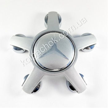 Колпачок Mercedes-Benz на диски Audi 4F0601165N серебро (звезда)