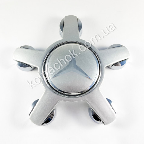 Ковпачок Mercedes-Benz на диски Audi 4F0601165N срібло (зірка)