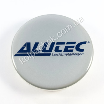 Колпачок на диски Alutec серебро (64мм)