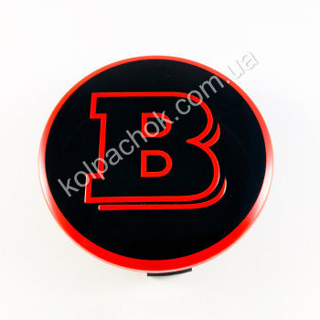 Колпачок на диски Brabus красный (75мм) Колпачок на диски Brabus красный (75мм)