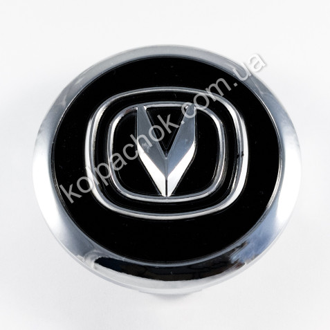 Ковпачок на диски Changan чорний/хром лого (65мм)