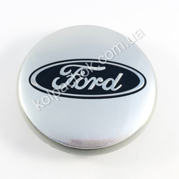 Ковпачок на диски Ford срібло/синій лого 98AB1000AA / 1329570 (51-69мм)