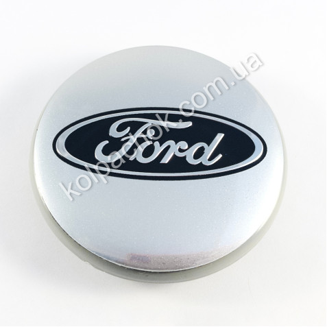 Ковпачок на диски Ford срібло/синій лого 98AB1000AA / 1329570 (51-69мм)