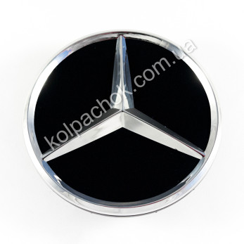 Колпачок на диски Mercedes-Benz A0004003800 черный мат (75мм) (Оригинал) Колпачок на диски Mercedes-Benz A0004003800 черный мат (75мм) (Оригинал)