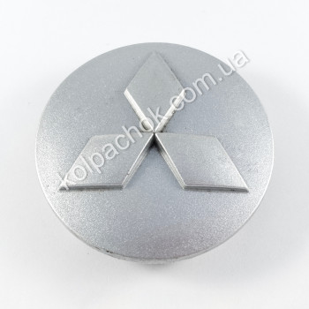 Колпачок на диски Mitsubishi серебро 4252A017 (59мм) (Оригинал) Колпачок на диски Mitsubishi серебро 4252A017 (59мм) (Оригинал)