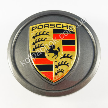 Ковпачок на диски Porsche 9J1601149 графіт (76мм)