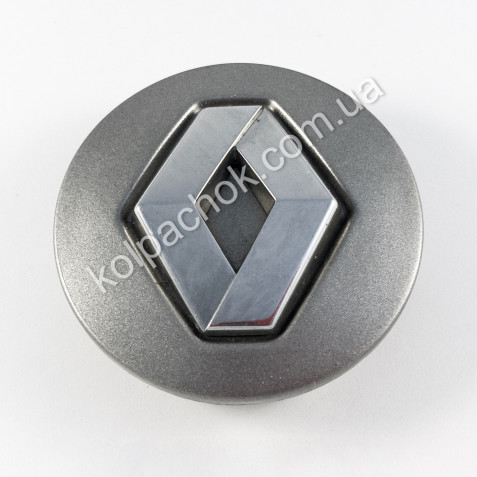 Ковпачок на диски Renault графіт 820043899 / 8200426594 (57мм) (Оригінал)