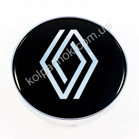Ковпачок на диски Renault новий. обр. хром кант (60мм)