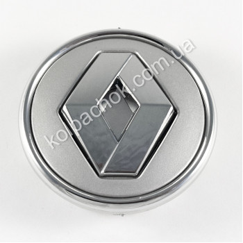 Ковпачок на диски Renault срібло/хром лого/хром кант 403152085R (57мм) Ковпачок на диски Renault срібло/хром лого/хром кант 403152085R (57мм)