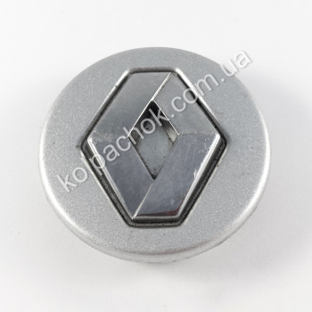 Ковпачок на диски Renault срібло 8200060829 (55мм) (Оригінал) Ковпачок на диски Renault срібло 8200060829 (55мм) (Оригінал)