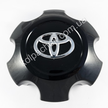 Колпачок на диски реплика Toyota Prado 150 черный (136мм)