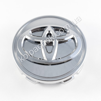 Колпачок на диски Toyota хром 42603-02320 (62мм) Колпачок на диски Toyota хром 42603-02320 (62мм)