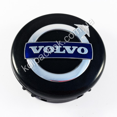 Колпачок на диски Volvo 30666913 черный (64мм) (Оригинал)