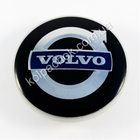 Ковпачок Volvo для дисків Land Rover чорний (62мм)