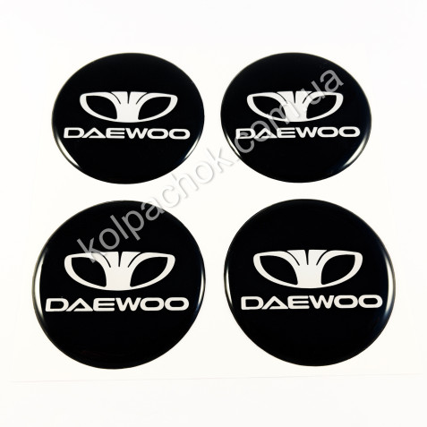 Наклейки для ковпачків на диски Daewoo (50мм)
